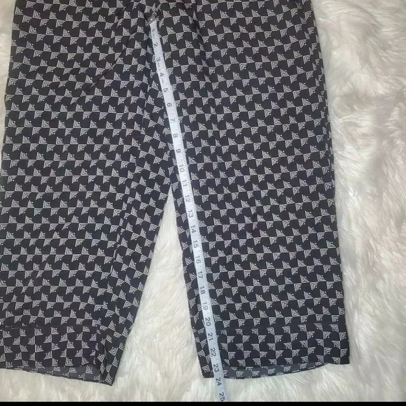 Joie Burgess Geometric Print Jumpsuit Womens XXS Bell 3/4 Sleeve & Cropped Pant